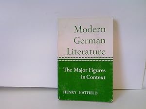 Bild des Verkufers fr Modern German Literature - The Major Figures in Context zum Verkauf von ABC Versand e.K.