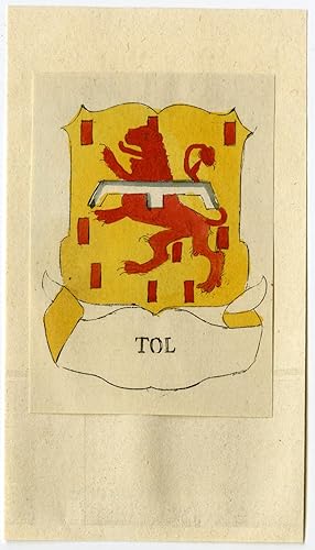 Antique Print-TOL-COAT OF ARMS-Ferwerda-1781