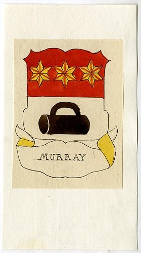 Antique Print-MURRAY-COAT OF ARMS-Ferwerda-1781