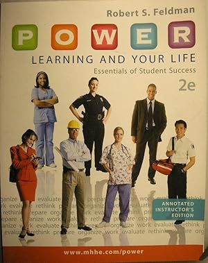 Seller image for SAMPLE COPY - Annotated Instructor's Edition for P.O.W.E.R. Learning and your life: Essentials of student success, 2nd ed. for sale by Booksavers of MD
