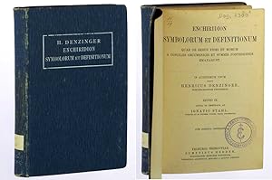 Imagen del vendedor de Enchiridion Symbolorum et Definitionum quae de Rebus Fidei et Morum a Conciliis Oecumenicis et Summis Pontificibus emanarunt. Ed. IX. Aucta et emendata ab Ignation Stahl. a la venta por Antiquariat Lehmann-Dronke