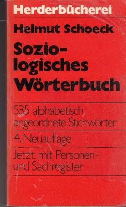 Bild des Verkäufers für Soziologisches Wörterbuch. zum Verkauf von Buchversand Joachim Neumann