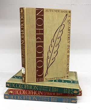 Seller image for The Colophon Autumn 1936 - Autumn 1937 for sale by Attic Books (ABAC, ILAB)