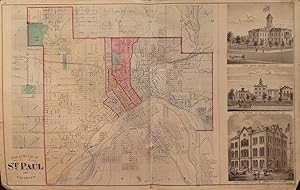 Plan of the City of St. Paul and Vicinity 1874