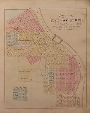 Map of City of St. Cloud 1874