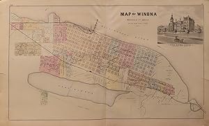 Map of Winona 1874