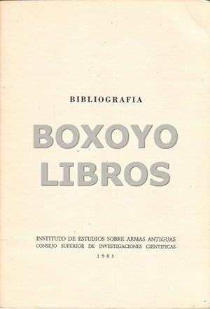 Imagen del vendedor de Bibliografa pgs. 215-237 a la venta por Boxoyo Libros S.L.