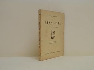 Seller image for Respuesta a Sor Filotea de la Cruz for sale by Libreria Spalavera