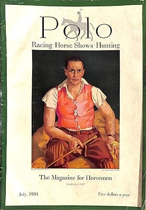 Seller image for Polo Magazine July, 1934 for sale by The Cary Collection
