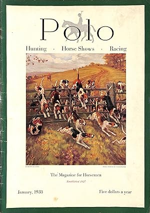 Seller image for Polo Magazine January, 1933 for sale by The Cary Collection