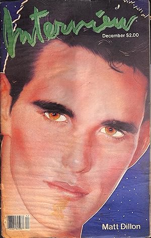 Interview Magazine December Matt Dillon