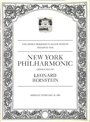 The Henry Morrison Flagler Museum Presents The New York Philharmonic Conducted by Leonard Bernste...