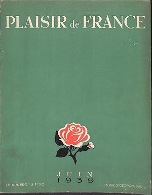 Plaisir De France Juin 1939