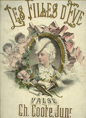 Immagine del venditore per Les Filles d'Eve Valse | Waltz [Vintage Piano Sheet Music] J. B. Cramer & Co. Number 7047 venduto da Little Stour Books PBFA Member