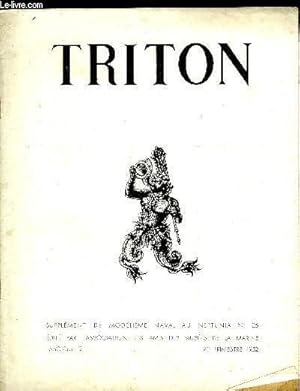 Image du vendeur pour TRITON N 21 - La construction des modles rduits - chapitre II. Les batiments de guerre, Petite encyclopdie du Navire par l'image - Les navires du XVIe sicle, Navires du XVIIe sicle, Le problme de la patine, Construction d'un modle du cotre mis en vente par Le-Livre