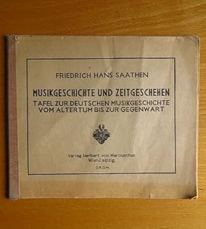 Musikgeschichte und Zeitgeschehen : Tafel zur deutschen Musikgeschichte vom Altertum bis zur Gege...