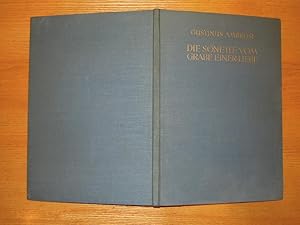 Imagen del vendedor de Die Sonette vom Grabe einer Liebe. Den Teilnehmern an der Herbsttagung der Kreis- und Orts-Vereine im Deutschen Buchhandel. Nummeriertes Exemplar 128/500 a la venta por Antiquariat Klaus Altschfl