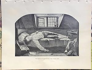 Bild des Verkufers fr The Death Of Thomas Chatterton The Young Poet, Wood Engraved Plate zum Verkauf von Legacy Books II