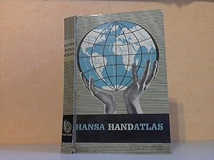 Hansa Handatlas 103 mehrfarbige Haupt- und Nebenkarten, ausführliches alphabetisches Namen- und O...