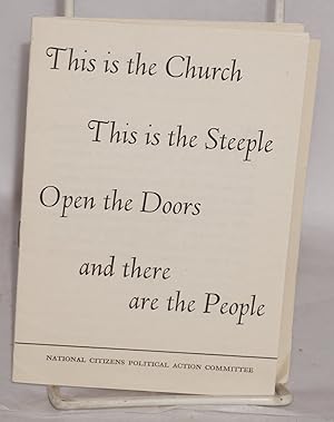 Imagen del vendedor de This is the church, this is the steeple, open the doors and there are the people a la venta por Bolerium Books Inc.