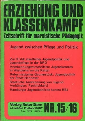 Seller image for Jugend zwischen Pflege und Politik. for sale by Antiquariat am Flughafen