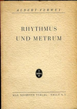 Bild des Verkufers fr Rhythmus und Metrum. bersetzt von Antoinette Eggink. zum Verkauf von Antiquariat am Flughafen