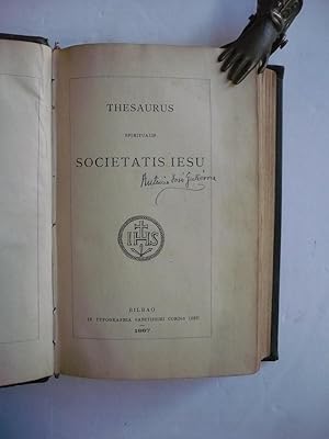 THESAURUS SPIRITUALIS SOCIETATIS IESU.