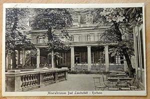 Ansichtskarte AK Mineralbrunnen Bad Lauchstädt. Kurhaus