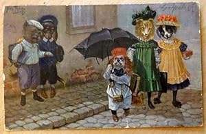 Immagine del venditore per Ansichtskarte AK Erster Schulgang venduto da ANTIQUARIAT H. EPPLER