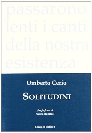 Seller image for Solitudini for sale by Libro Co. Italia Srl