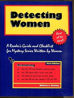 Seller image for Detecting Women: A Reader's Guide and Checklist for Mystery Series Written by Women for sale by Dearly Departed Books