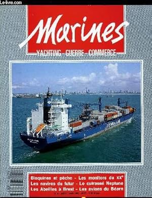 Image du vendeur pour MARINES - YACHTING - GUERRE - COMMERCE N 8 - Les bisquines de cancale et de granville par Jean Le Bot, Les monitors, monstres d'une seule guerre par Yves Buffetaut, Le paquebot el Biar par Bernard Bernadac, Le cuirass Neptune par Luc Fron, Les navires mis en vente par Le-Livre