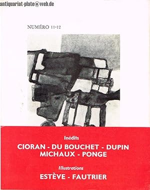 Seller image for Lre des vents numro 13- 14. Cahiers de littrature. Hiver 85. for sale by Antiquariat-Plate