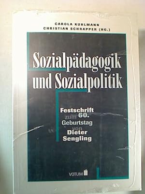 Seller image for Sozialpdagogik und Sozialpolitik : Festschrift zum 60. Geburtstag von Dieter Sengling. for sale by BuchKunst-Usedom / Kunsthalle