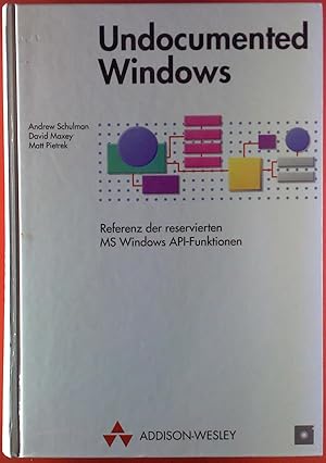 Imagen del vendedor de Undocumented Windows. Referenz der reservierten MS Windows API-Funktionen ( OHNE DISKETTE !!). a la venta por biblion2