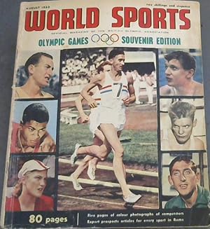 Imagen del vendedor de World Sports - The Official Magazine of the British Olympic Association : Olympic Games Souvenir Edition - August 1960 a la venta por Chapter 1