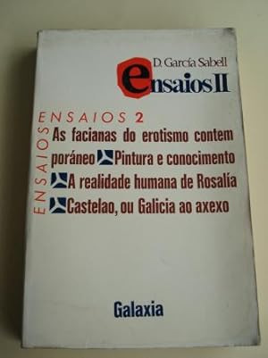 Bild des Verkufers fr Ensaios 2. As facianas do erotismo contemporneo. Pintura e conocimento. A realidade humana de Rosala. Castelao, ou Galicia ao axexo zum Verkauf von GALLAECIA LIBROS