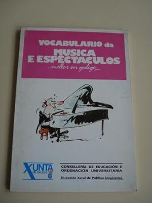 Vocabulario da música e espectáculos. mellor en galego (Con vocabularios galego-castelán e castel...