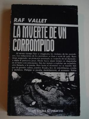 Seller image for La muerte de un corrompido for sale by GALLAECIA LIBROS
