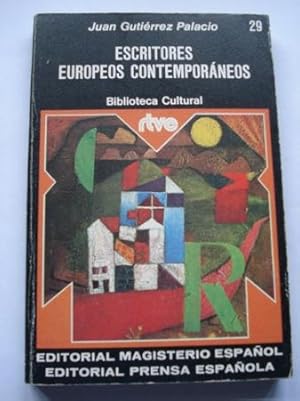 Imagen del vendedor de Escritores europeos contemporneos a la venta por GALLAECIA LIBROS