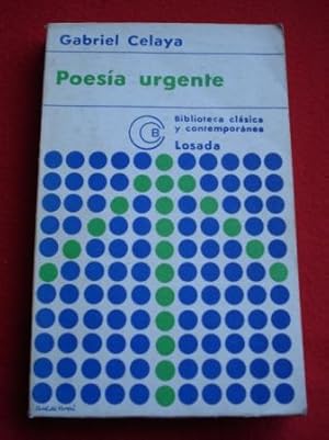 Imagen del vendedor de Poesa urgente a la venta por GALLAECIA LIBROS