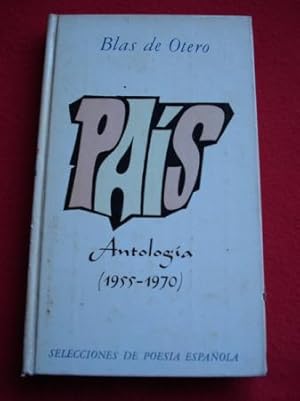 Imagen del vendedor de Pas. Antologa (1955-1970) a la venta por GALLAECIA LIBROS