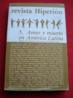 Imagen del vendedor de REVISTA HIPERIÓN. NÚM. 5 - Otoño 1980 - Amor y muerte en América Latina a la venta por GALLAECIA LIBROS