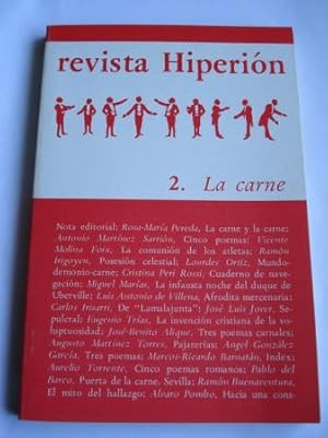 REVISTA HIPERIÓN. NÚM. 2 - OTOÑO 1978 - LA CARNE