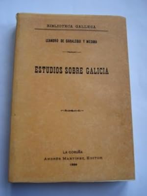 Imagen del vendedor de Estudios sobre Galicia a la venta por GALLAECIA LIBROS