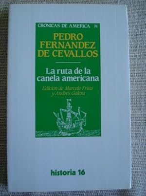 Imagen del vendedor de La ruta de la canela americana a la venta por GALLAECIA LIBROS