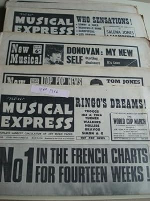 NEW MUSICAL EXPRESS. 14 NÚMEROS 1966. LONDON (UK)