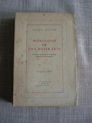 Imagen del vendedor de Monlogo de una mujer fra a la venta por GALLAECIA LIBROS