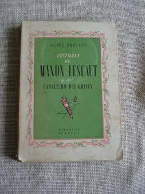 Image du vendeur pour Historia de Manon Lescaut y del Caballero des Grieux mis en vente par GALLAECIA LIBROS