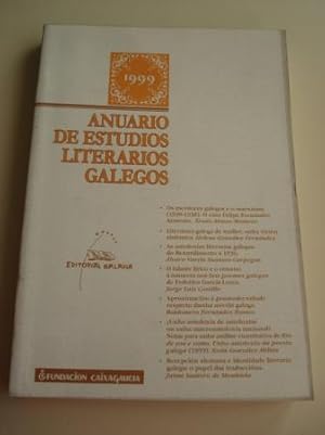 Seller image for ANUARIO DE ESTUDIOS LITERARIOS GALEGOS, 1999 for sale by GALLAECIA LIBROS